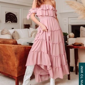 Lulus off the shoulder dress